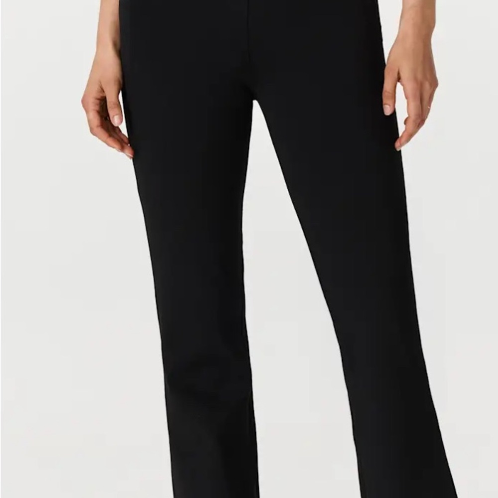 Quince - Ultra Stretch Ponti  Black Boot Cut Pants